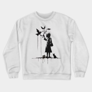 Halloween and Peace Crewneck Sweatshirt